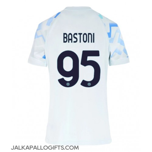 Inter Milan Alessandro Bastoni #95 Vieraspaita Naiset 2025-26 Lyhythihainen